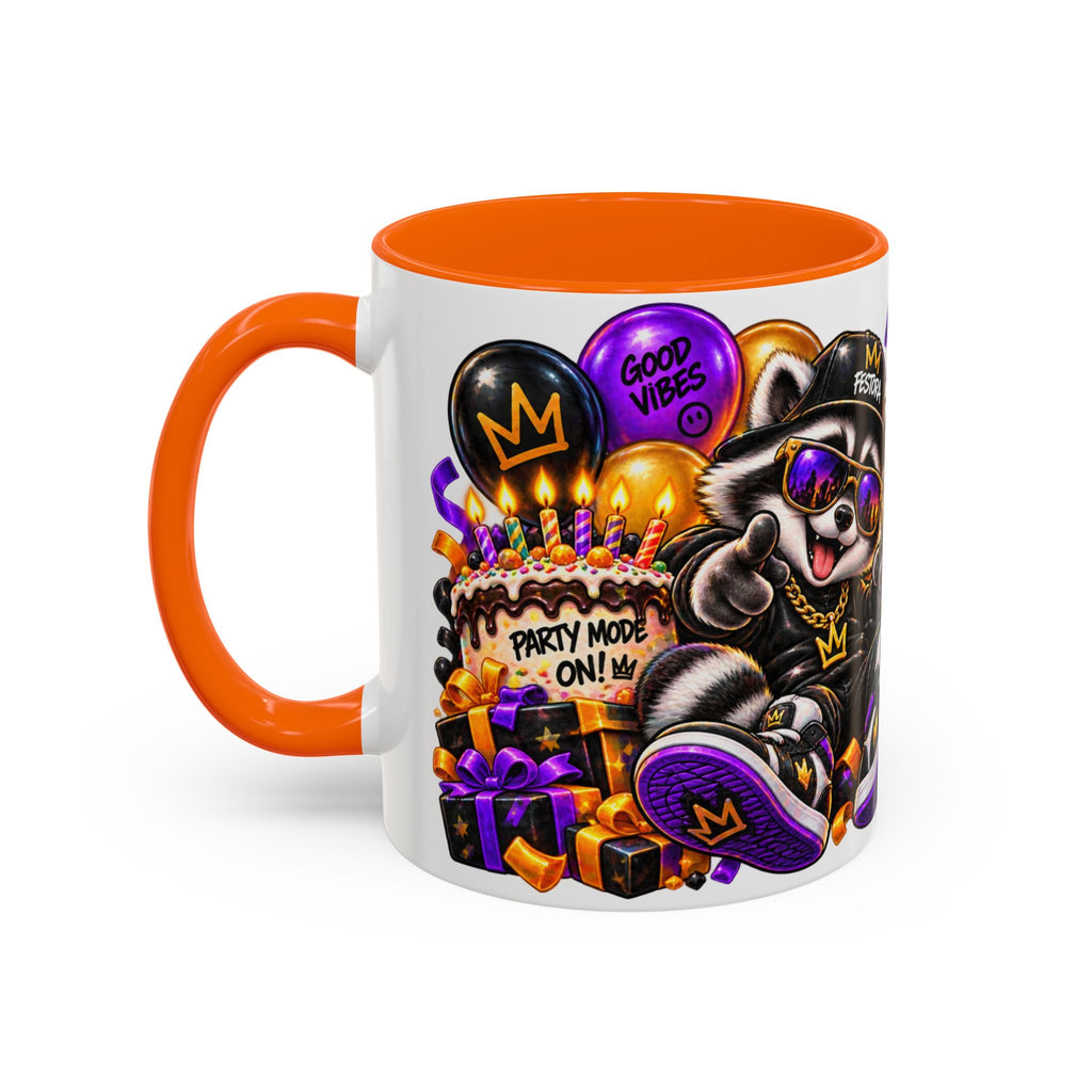 Festora Raccoon Birthday Mug – Birthday After Dark Coffee Cup