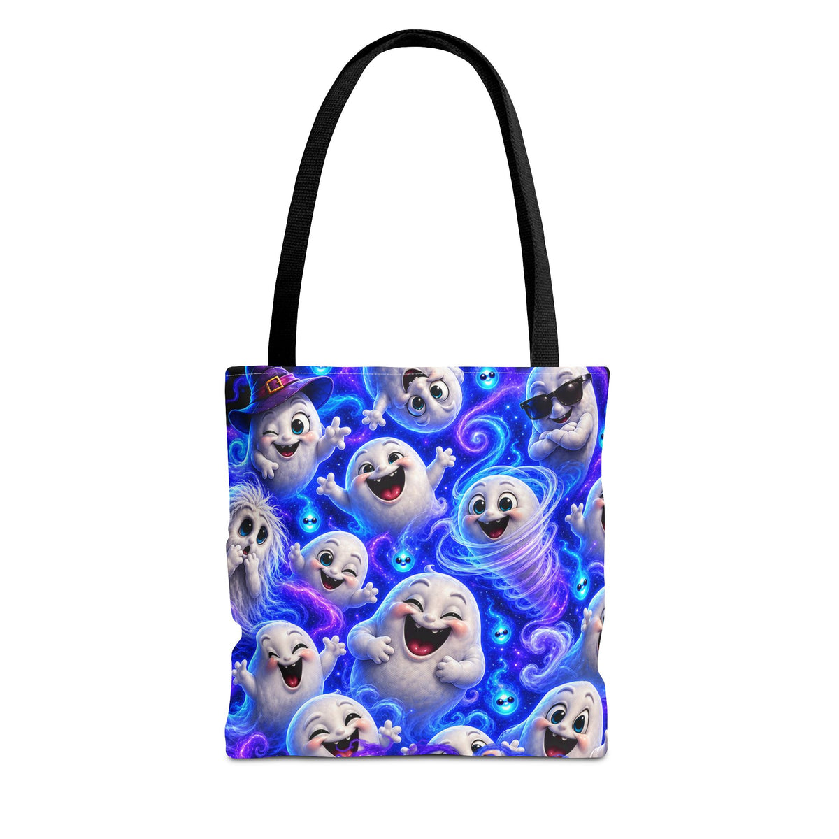 Ghost Friends Tote Bag — Cute Halloween Spirits All-Over Print
