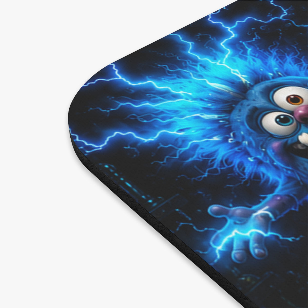 Electric Monsters Mouse Pad — Colorful Neon Creature Design