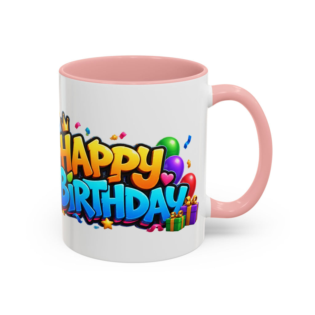 Gorilla Happy Birthday Mug - Colorful 3D Celebration Design