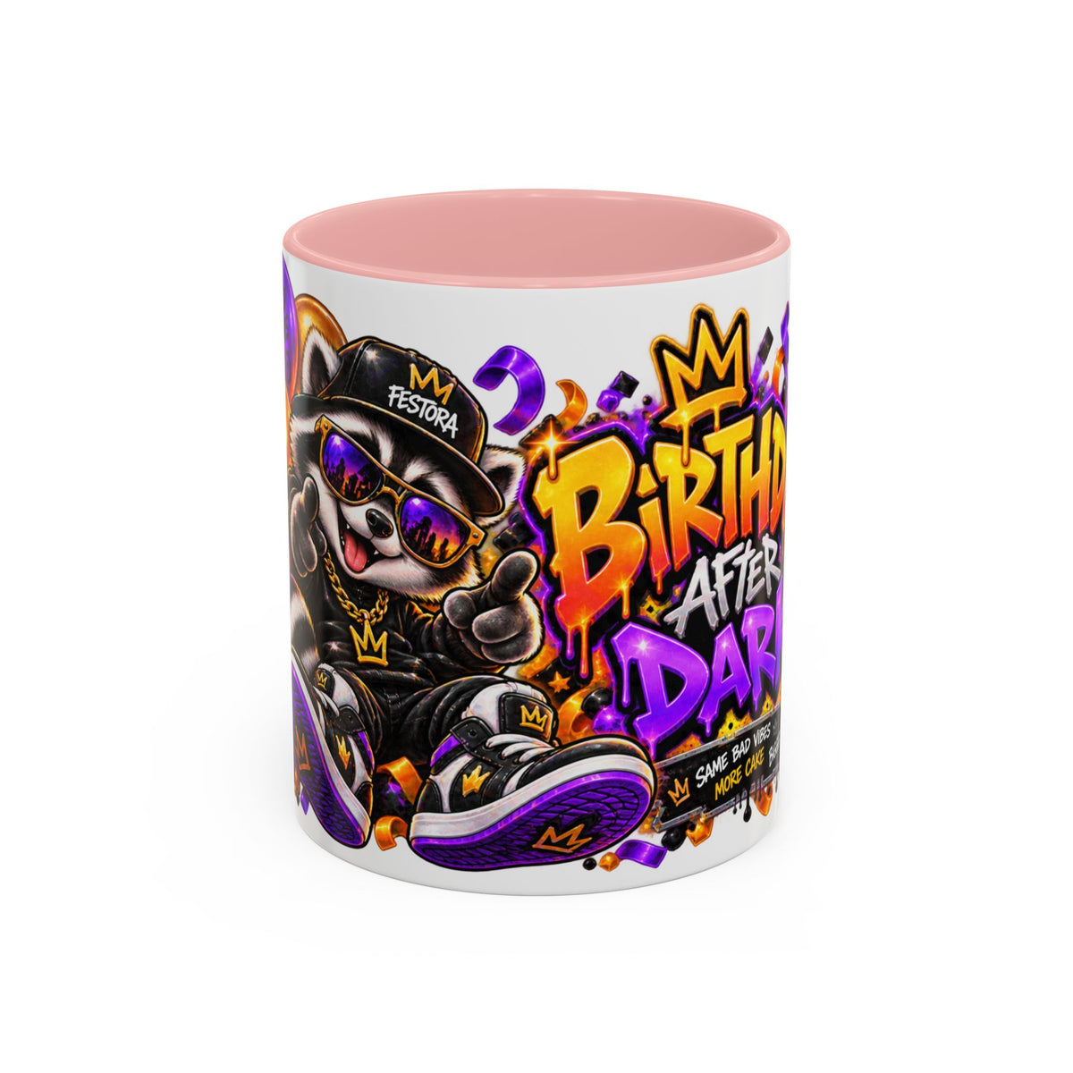 Festora Raccoon Birthday Mug – Birthday After Dark Coffee Cup