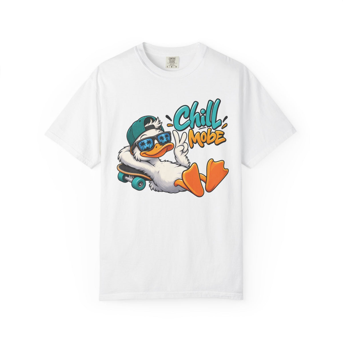 Chill Mode Duck Graphic T-Shirt | Festora Everyday