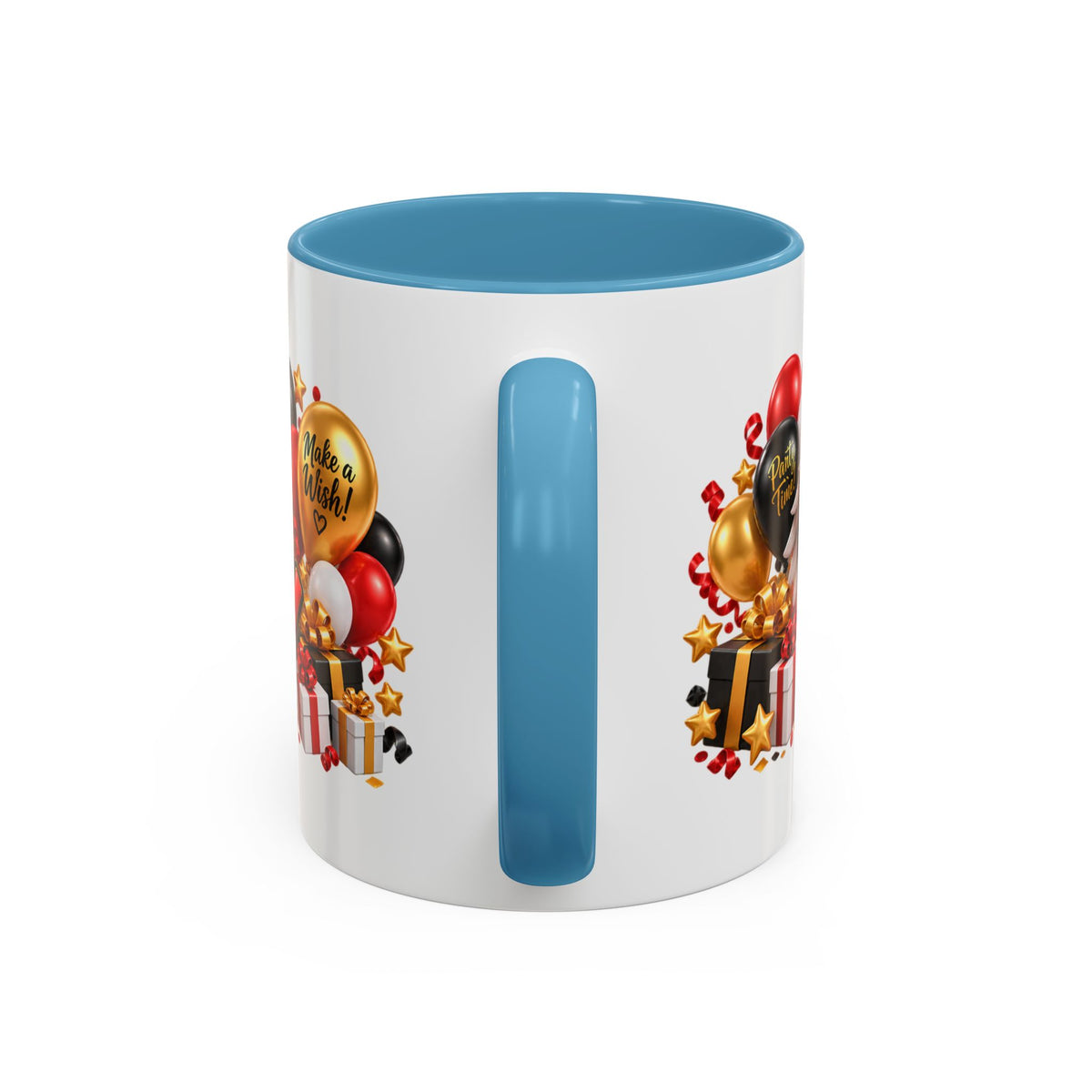 Happy Birthday Eagle Mug – Colorful 3D Birthday Gift – White Coffee Mug
