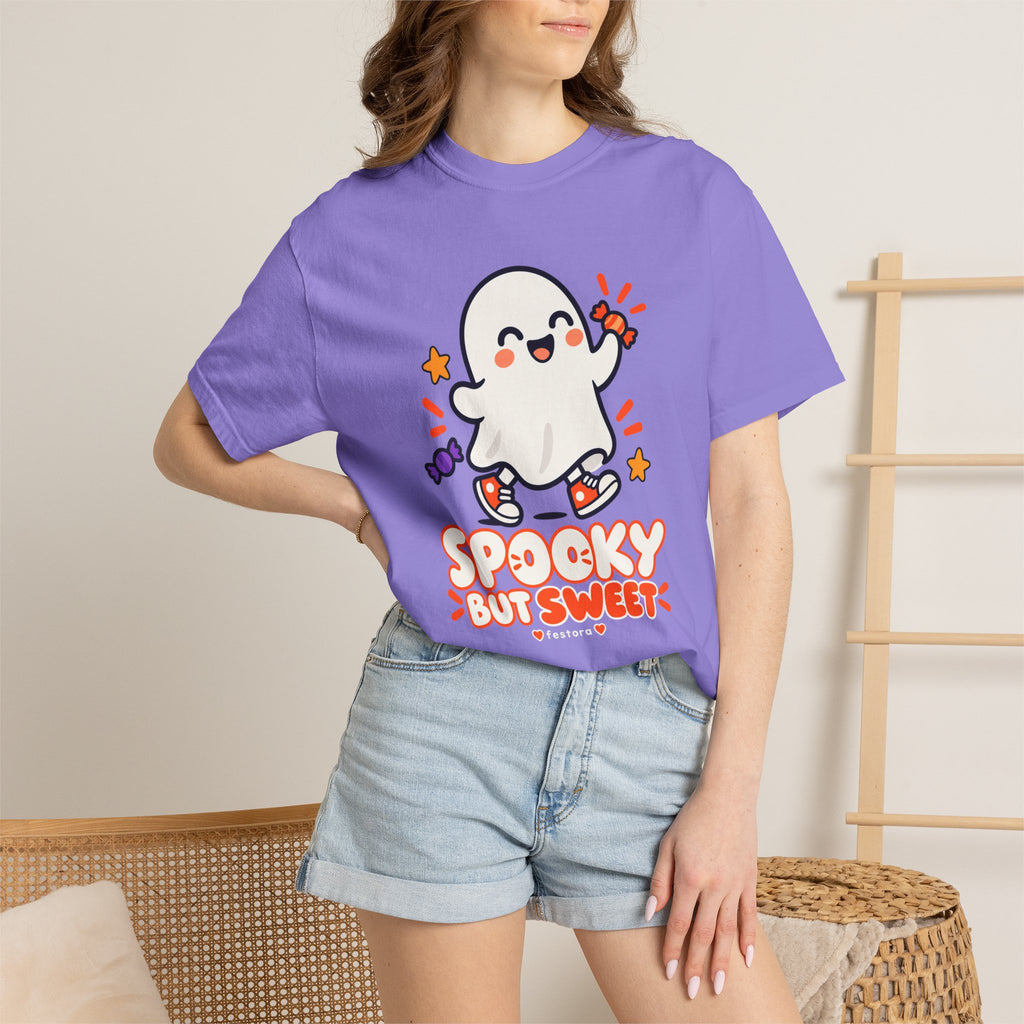 Spooky but Sweet Ghost T-Shirt | Cute Halloween Graphic Tee
