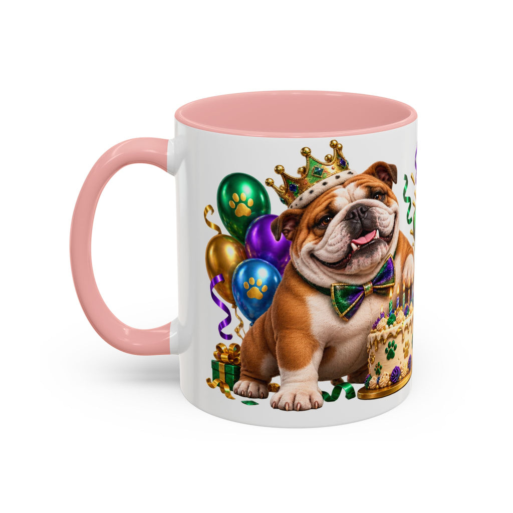 Built to Party English Bulldog Birthday White Mug
