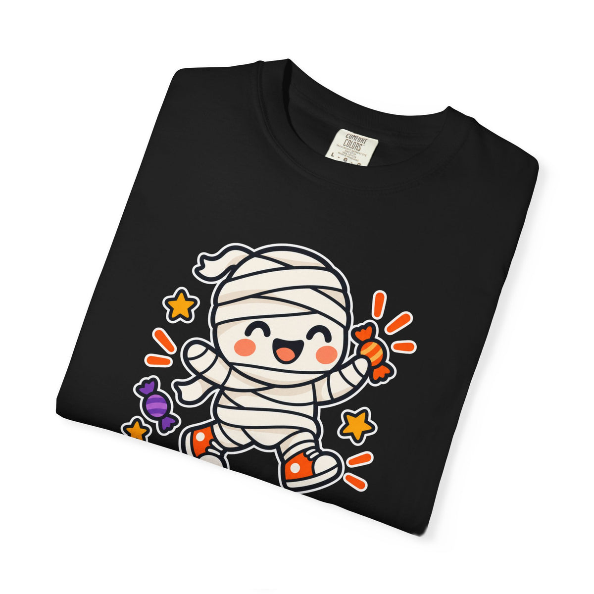 Wrapped but Sweet Halloween T-Shirt | Cute Mummy Graphic Tee