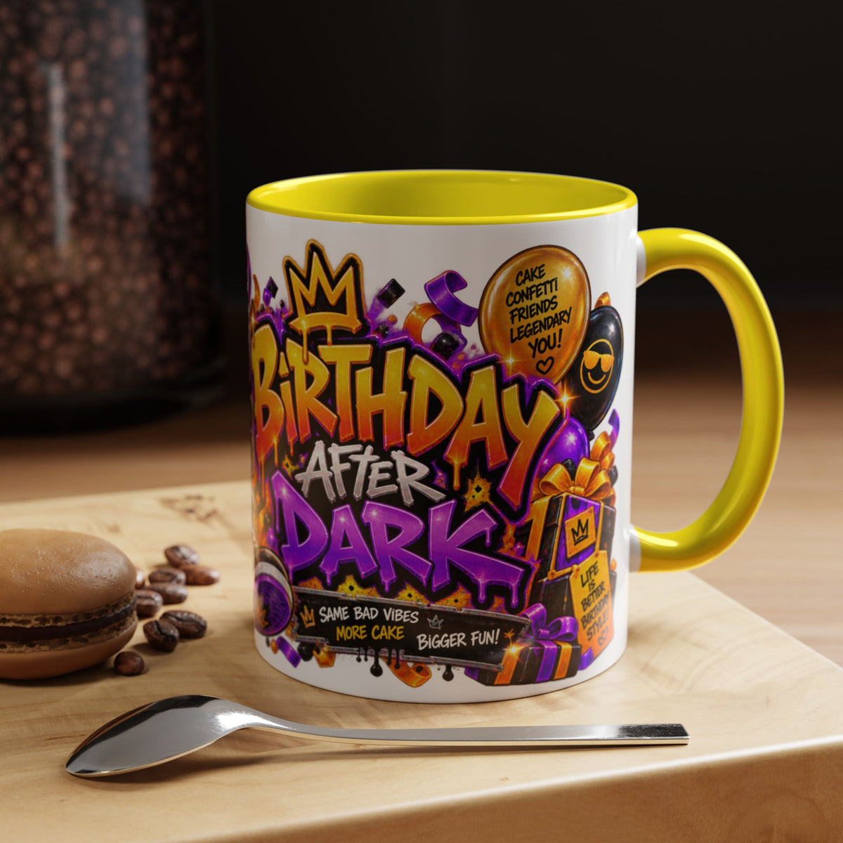Festora Raccoon Birthday Mug – Birthday After Dark Coffee Cup