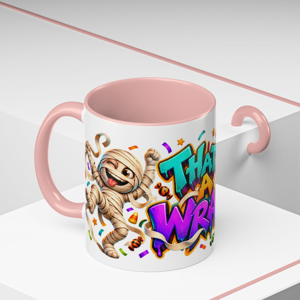 That’s a Wrap Funny Halloween Mummy Party White Mug