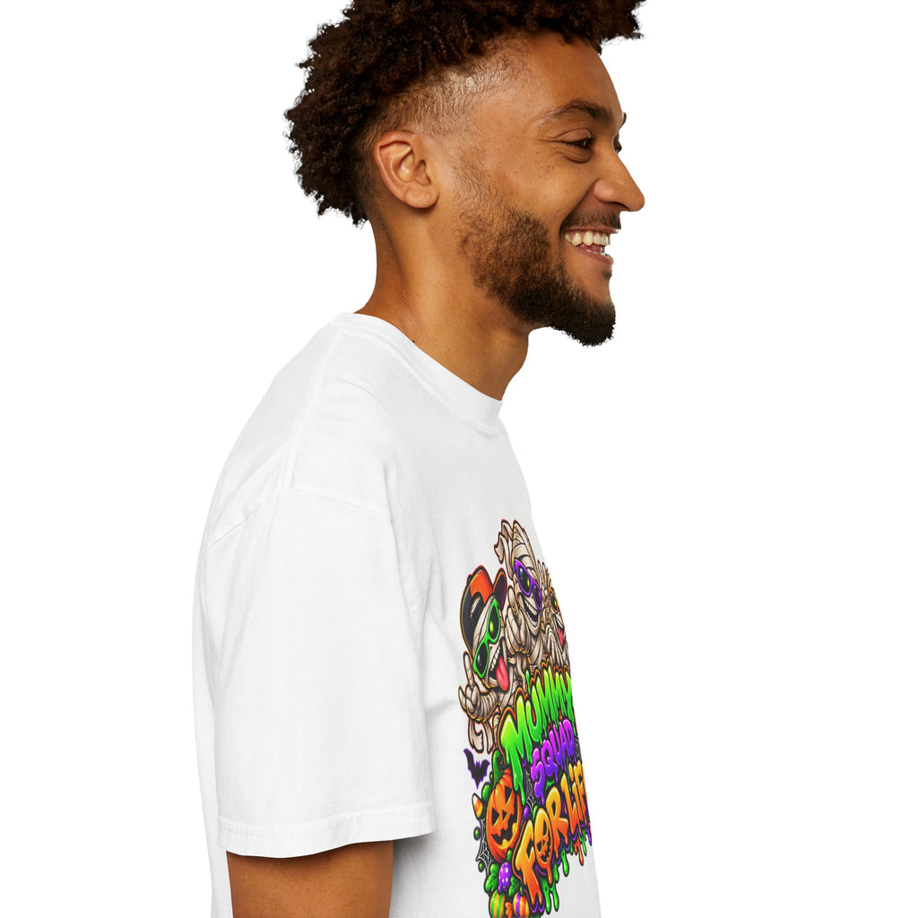Mummy Squad For Life Halloween T-Shirt – Funny Colorful Mummy Graphic Tee
