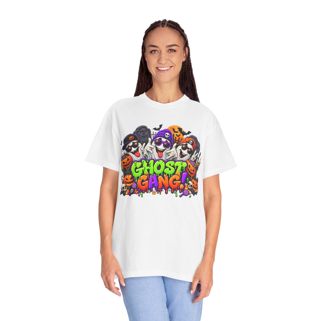 Ghost Gang Halloween T-Shirt – Funny Colorful Ghost Graphic Tee
