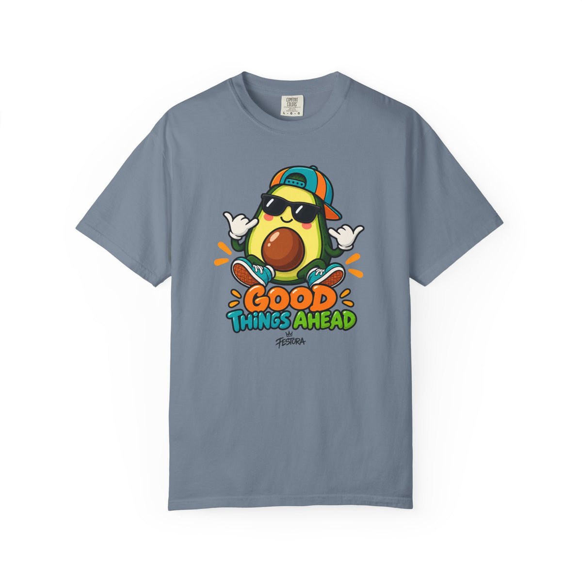 Good Things Ahead Avocado Graphic T-Shirt | Festora Everyday