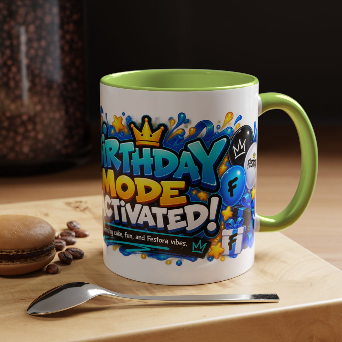 Festora Bot Birthday Mug – Birthday Mode Activated Robot Coffee Cup