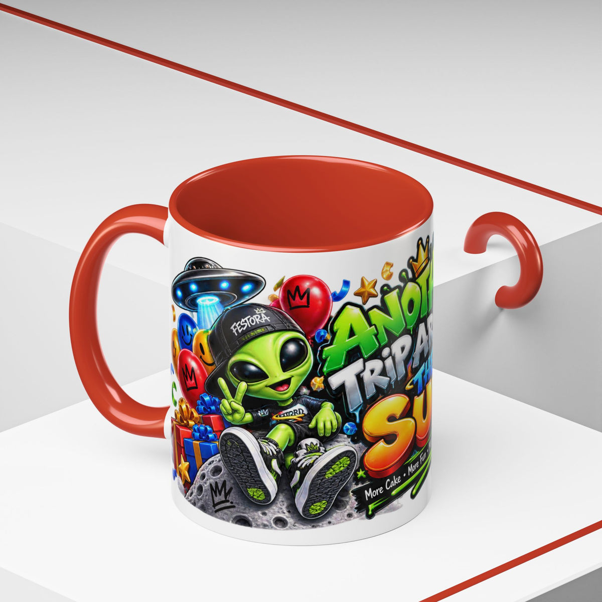 Festora Alien Birthday Mug – Another Trip Around the Sun Coffee Cup