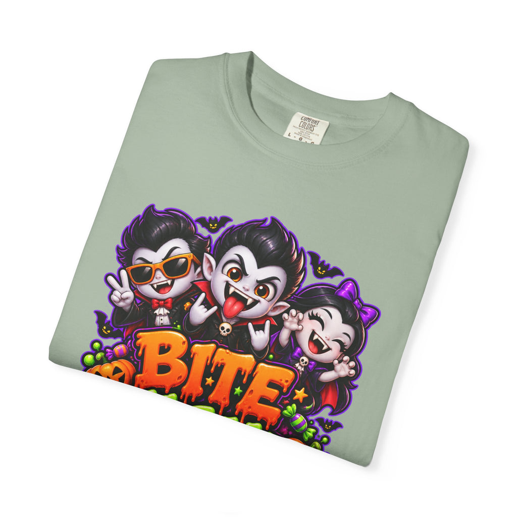 Bite Night Crew Halloween T-Shirt – Funny Vampire Graphic Tee