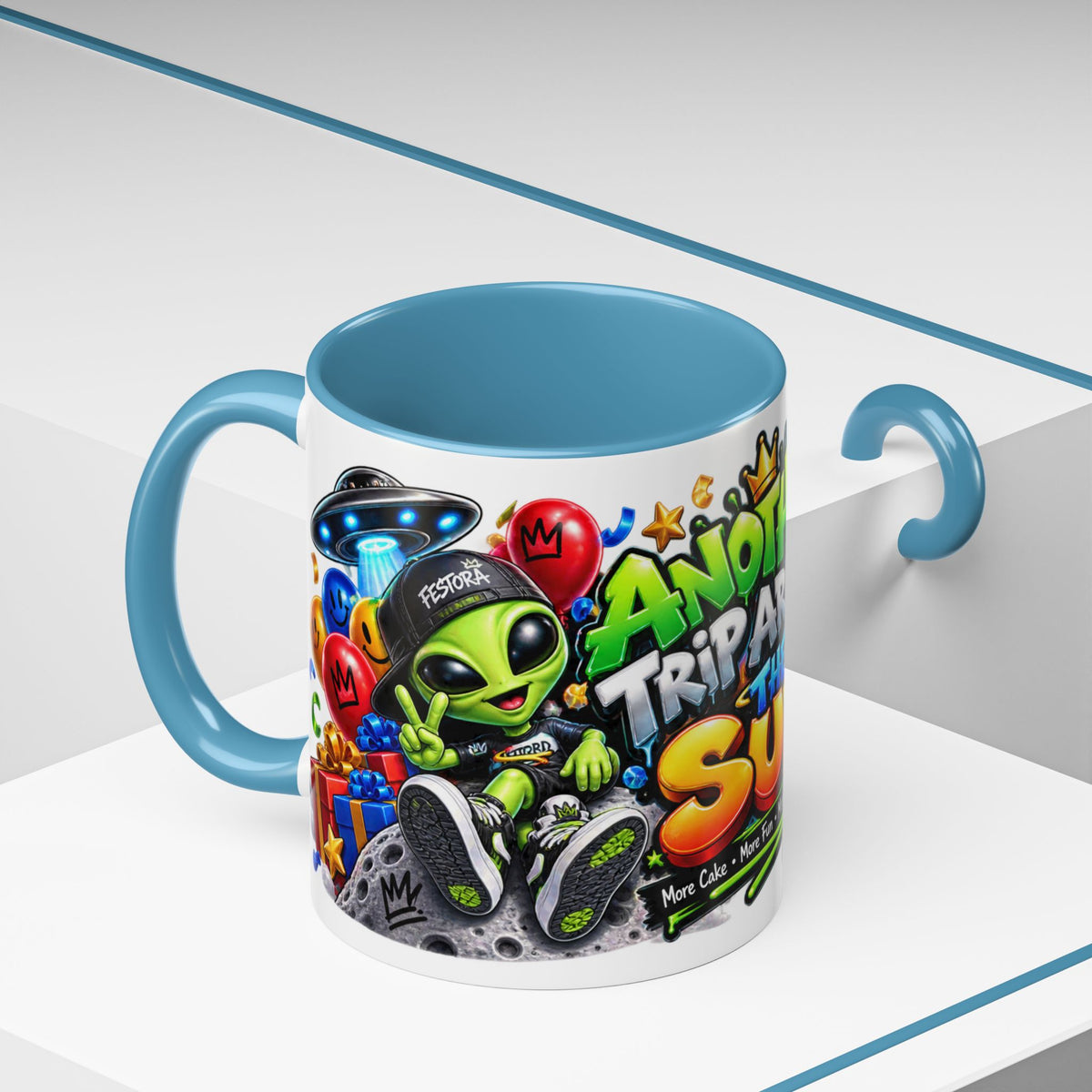 Festora Alien Birthday Mug – Another Trip Around the Sun Coffee Cup