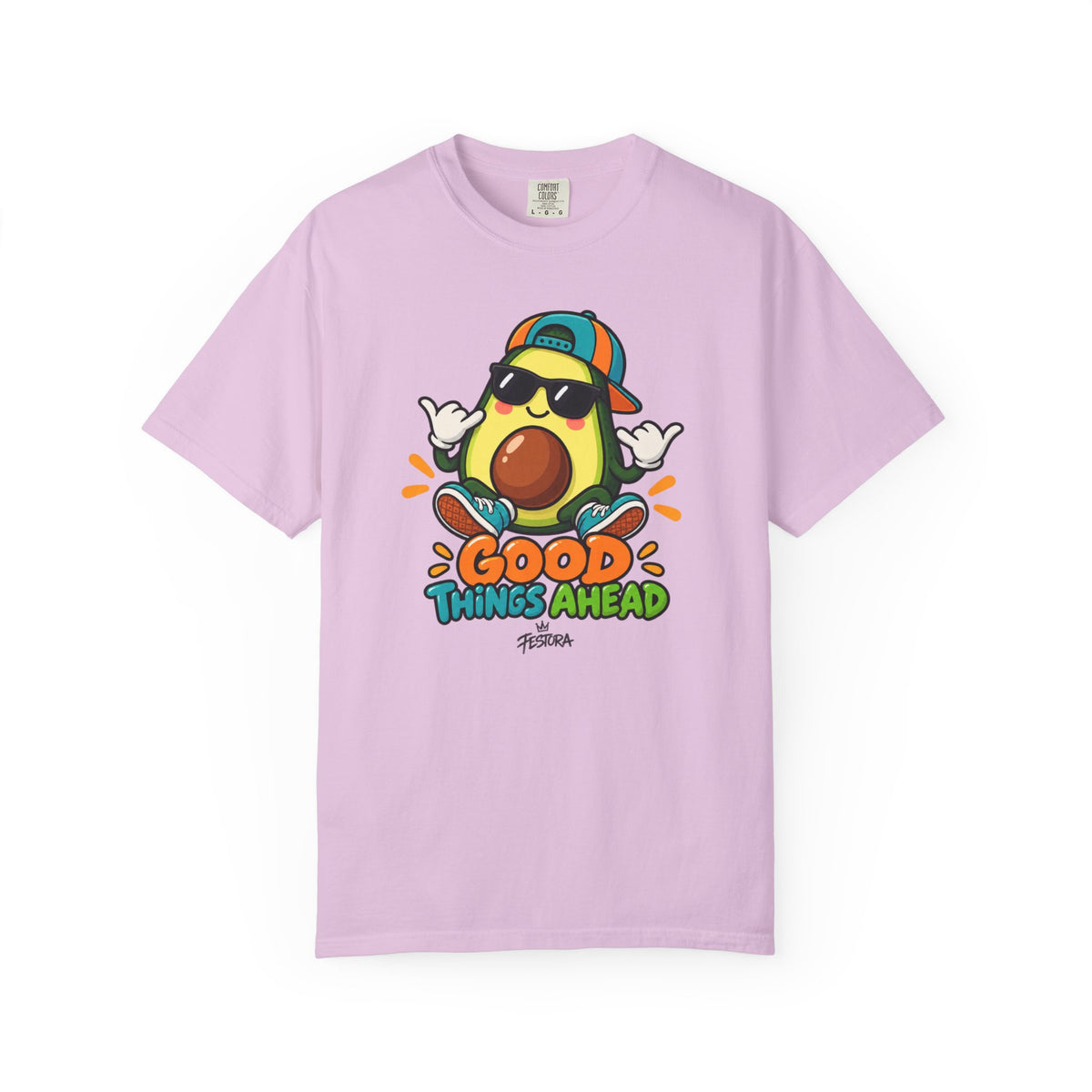 Good Things Ahead Avocado Graphic T-Shirt | Festora Everyday