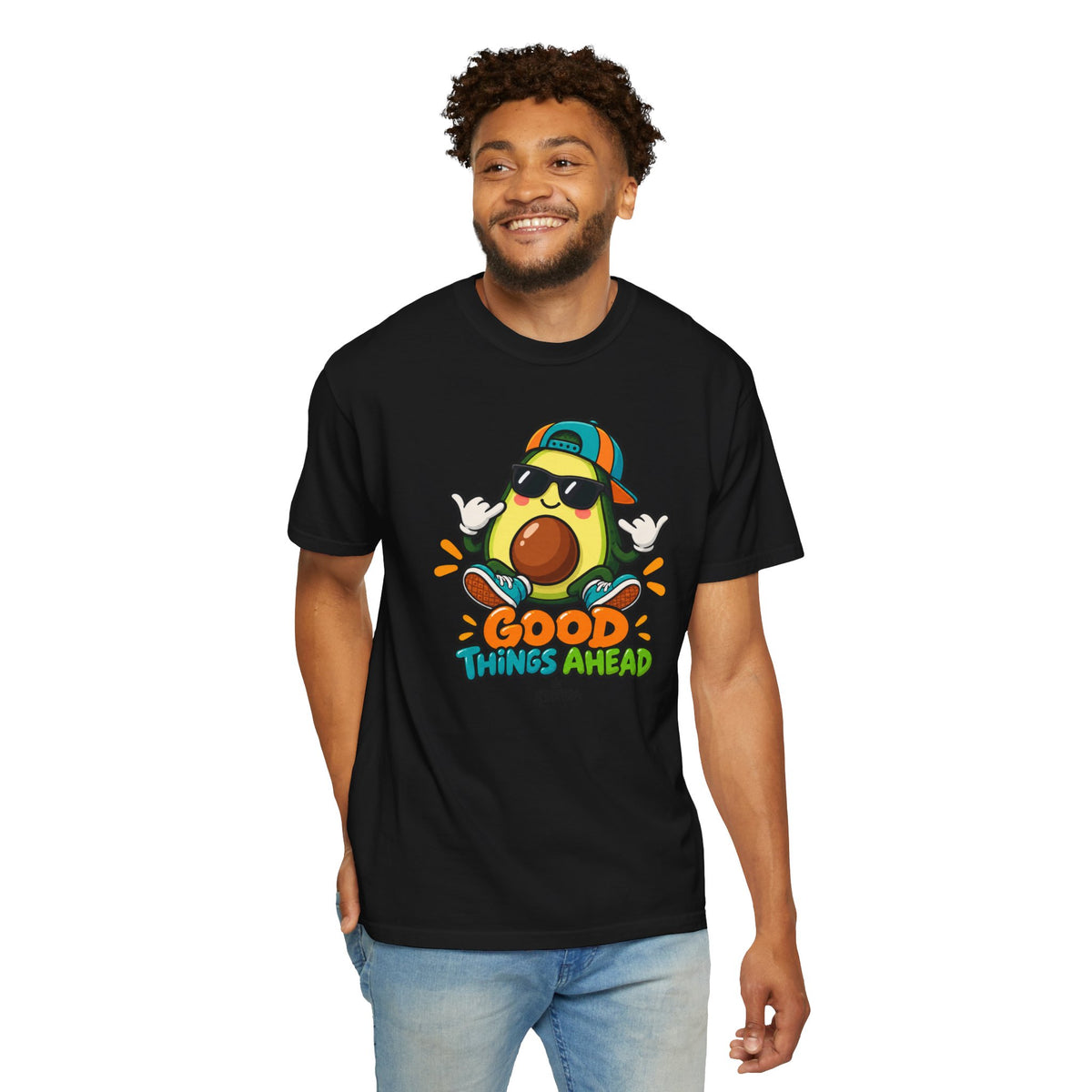 Good Things Ahead Avocado Graphic T-Shirt | Festora Everyday