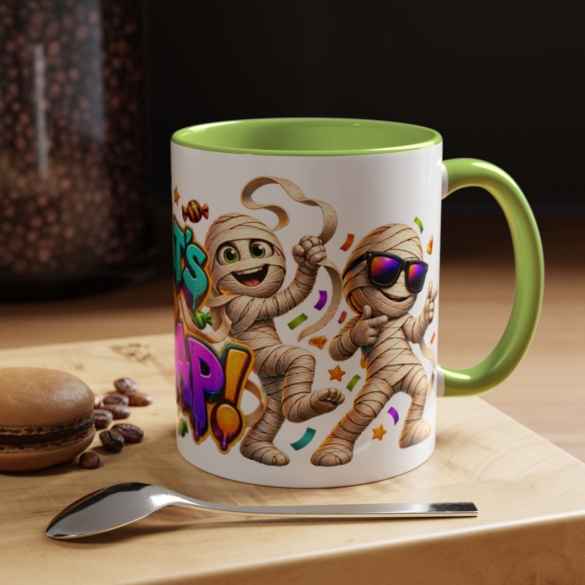 That’s a Wrap Funny Halloween Mummy Party White Mug