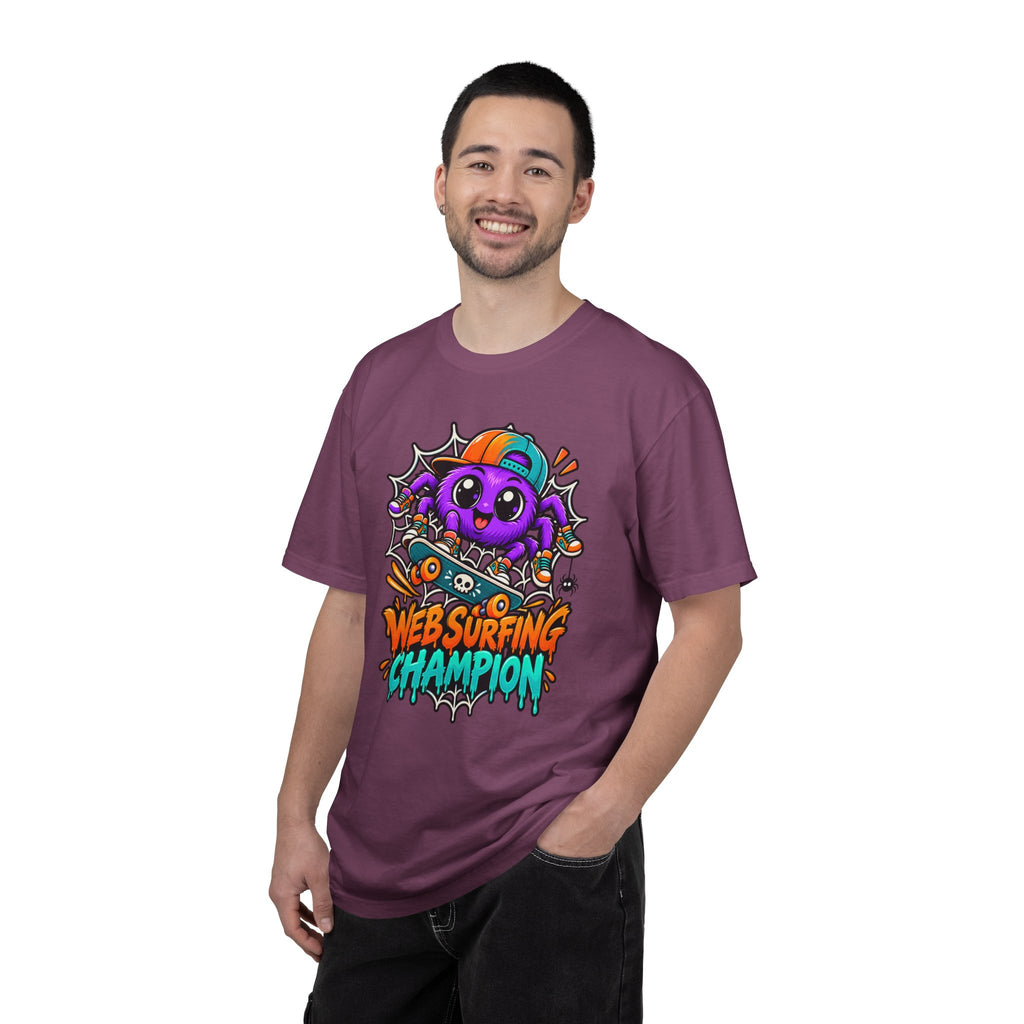 Web Surfing Champion – Cute Halloween Spider T-Shirt