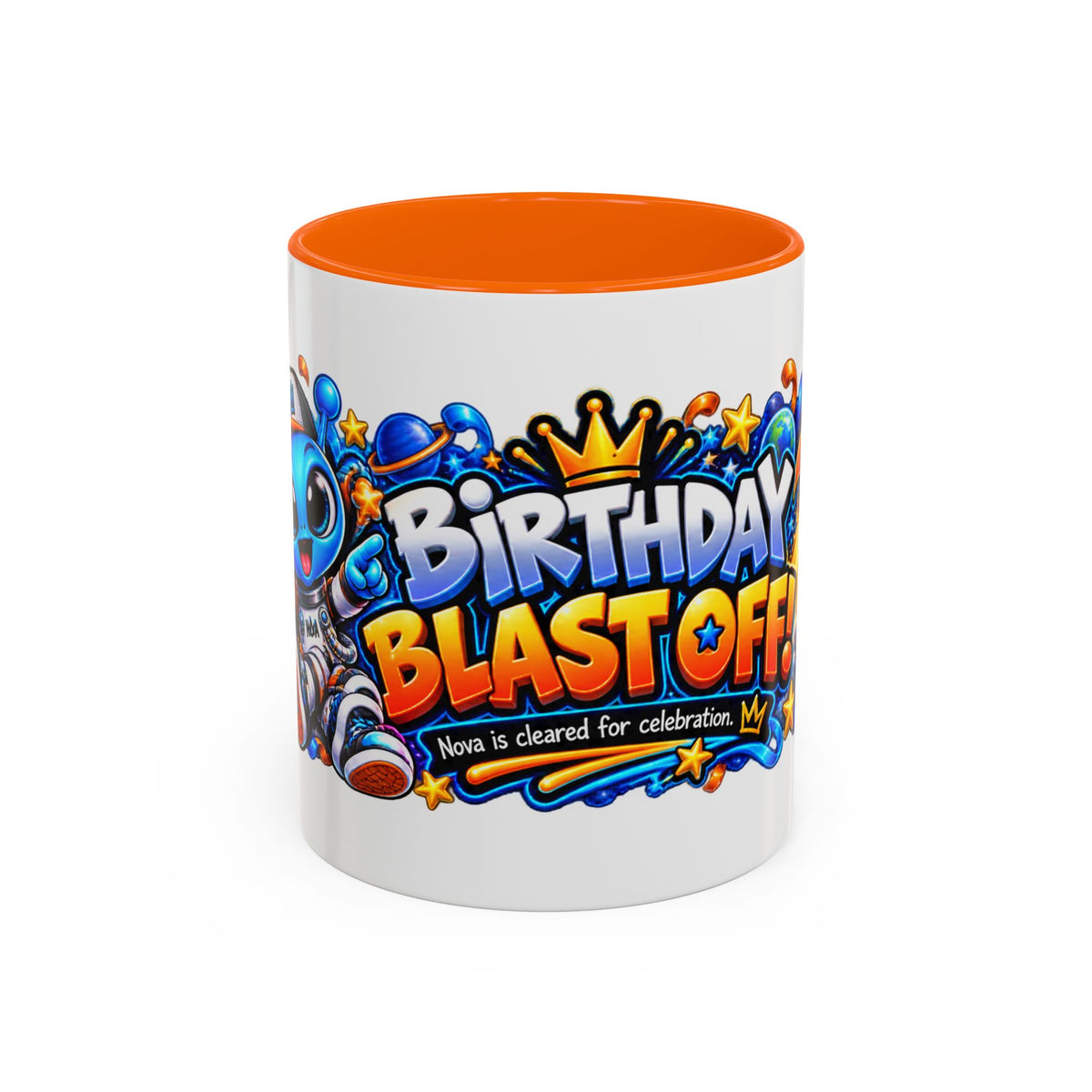 Festora Alien Birthday Mug – Birthday Blast Off Coffee Cup