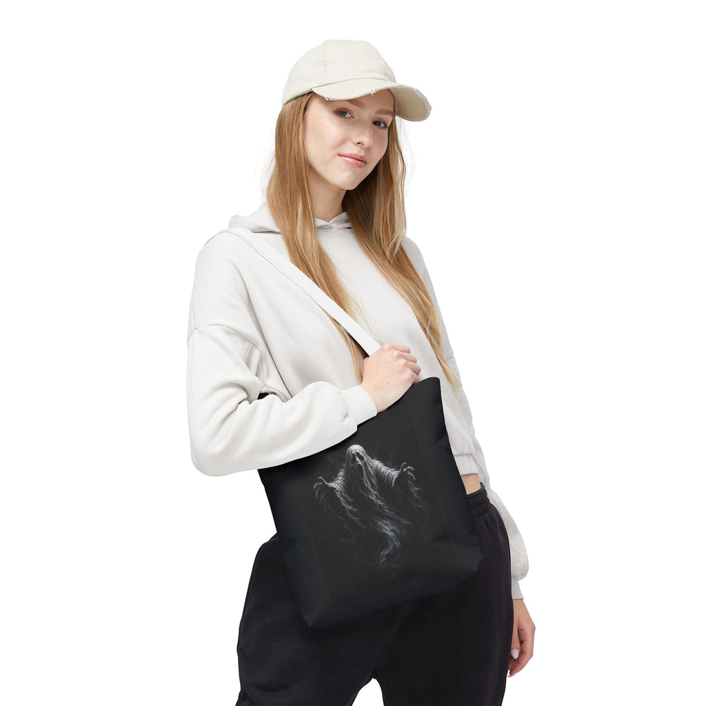 Ghostly Spirit Tote Bag — Spooky Halloween All-Over Print