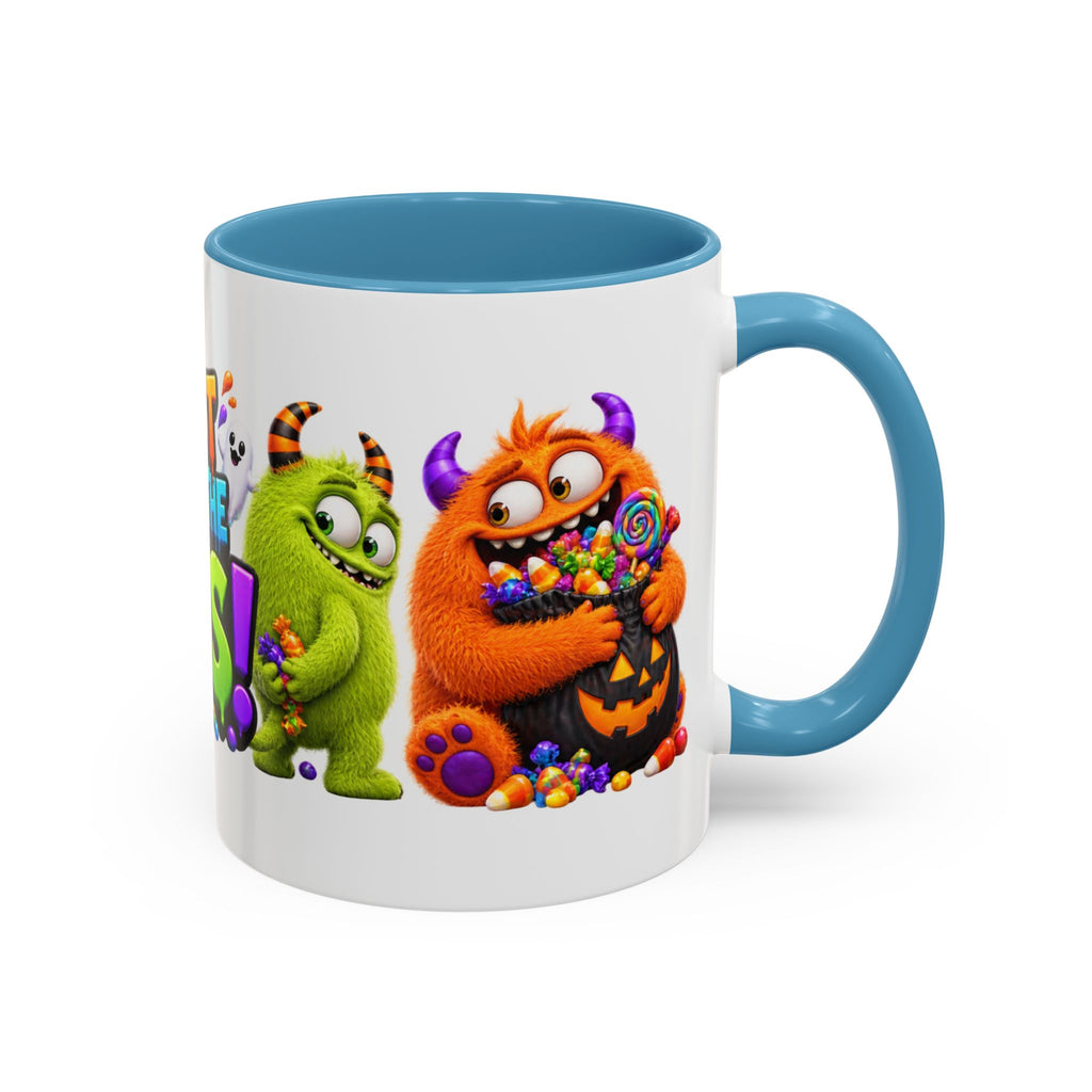 I’m Just Here for the Boos Funny Halloween Monster White Mug