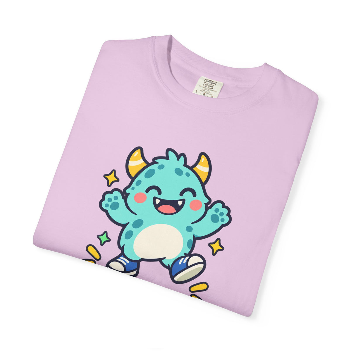 Stay Monster Happy – Cute Monster Graphic T-Shirt