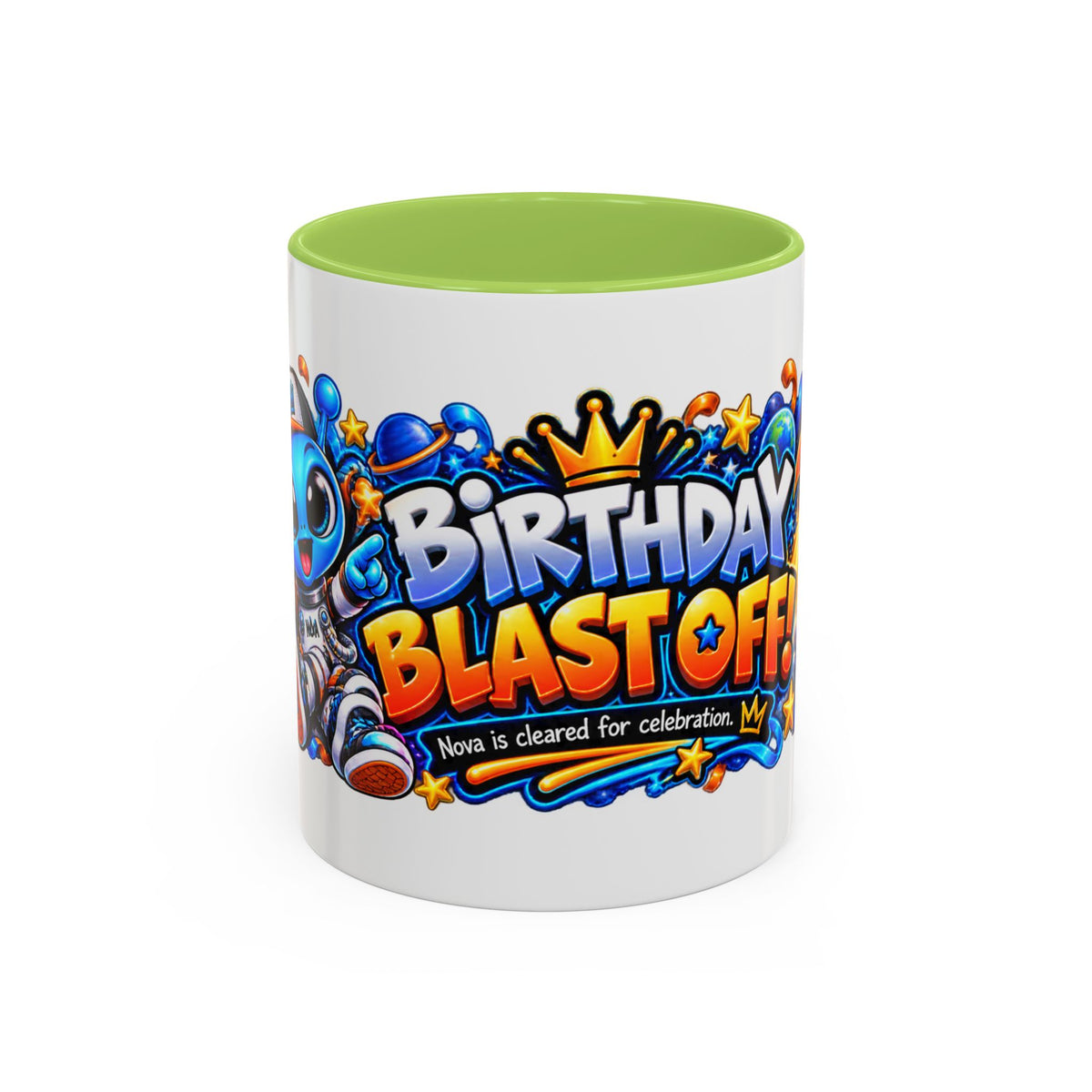 Festora Alien Birthday Mug – Birthday Blast Off Coffee Cup