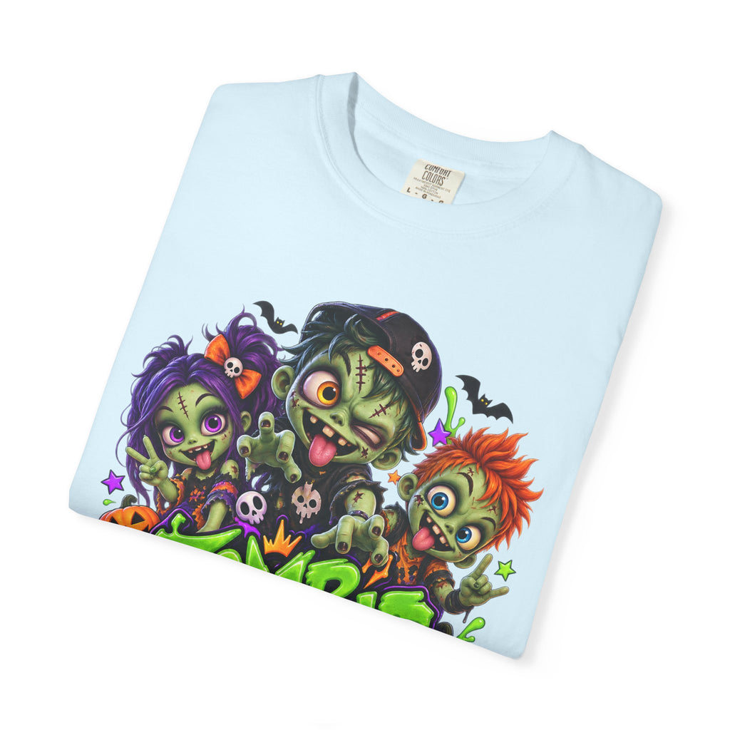 Zombie Party On! – Halloween Zombie Crew Graphic T-Shirt