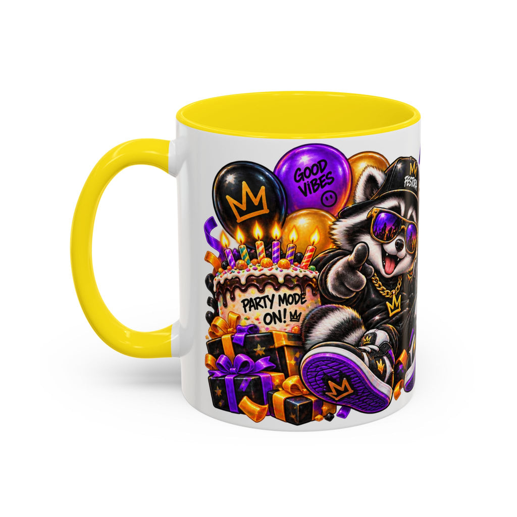 Festora Raccoon Birthday Mug – Birthday After Dark Coffee Cup