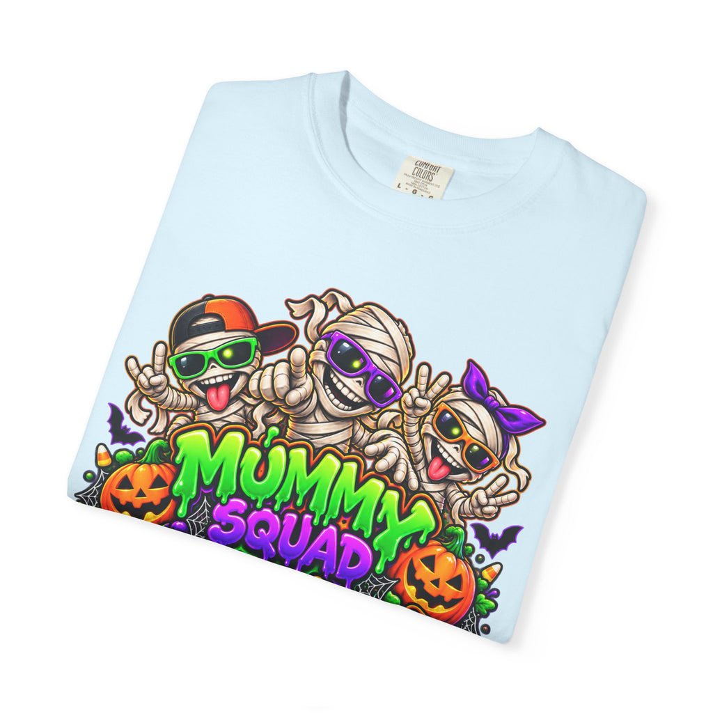Mummy Squad For Life Halloween T-Shirt – Funny Colorful Mummy Graphic Tee