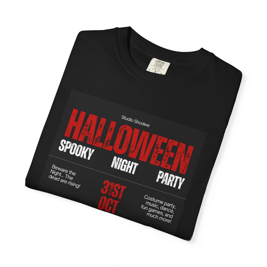 Halloween Spooky Night Party T-Shirt — 31st Oct Horror Poster Tee