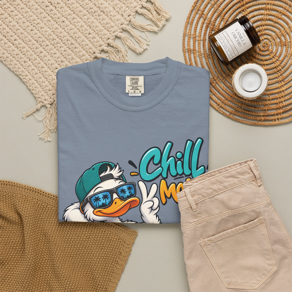 Chill Mode Duck Graphic T-Shirt | Festora Everyday