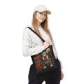 Halloween Bulldog Tote Bag – "I’m Not Spooky, I’m Just Extra Boney" All-Over Print