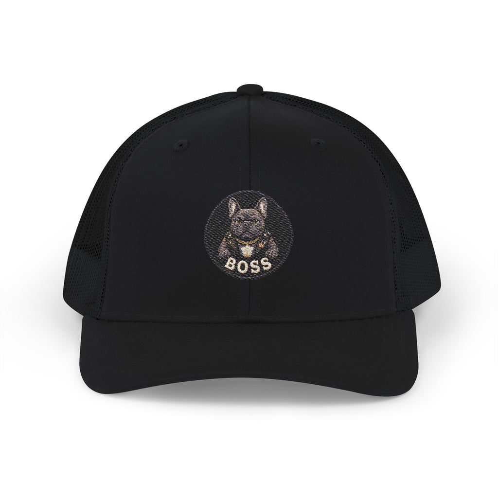Boss Cat Snapback Trucker Hat – Embroidered Feline Logo Cap