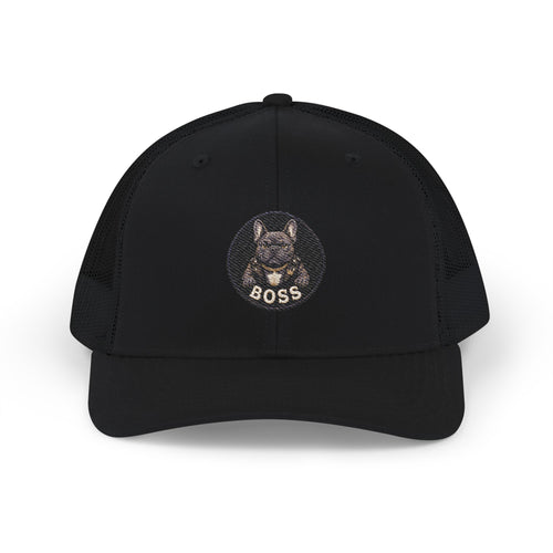Boss Cat Snapback Trucker Hat – Embroidered Feline Logo Cap
