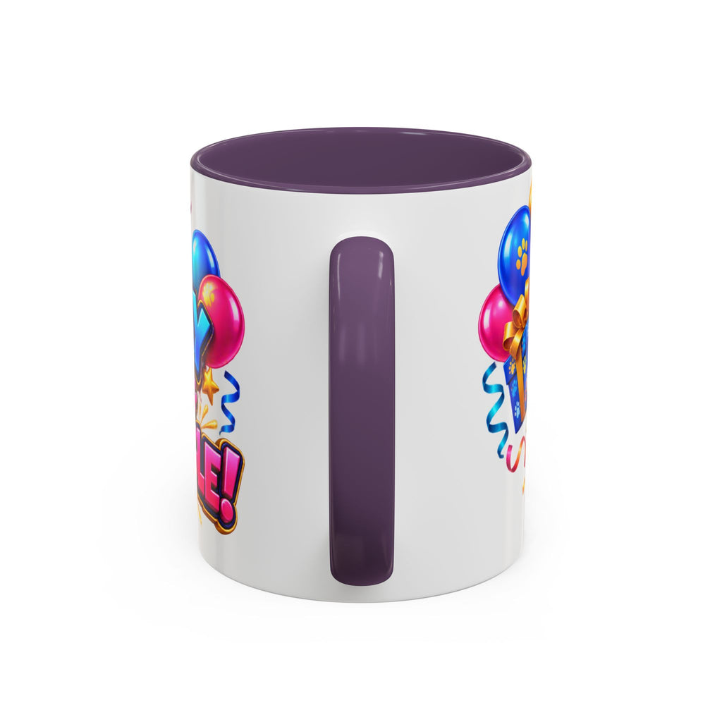 Birthday Mode Full Wiggle Corgi White Mug