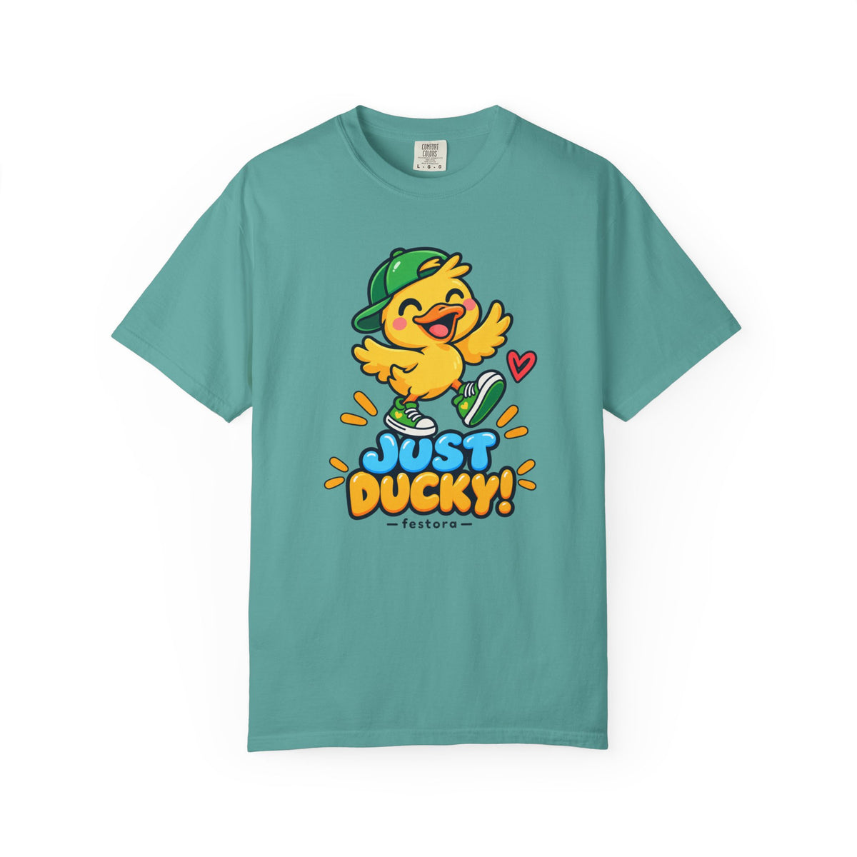 Just Ducky! – Cute Happy Duck Graphic T-Shirt