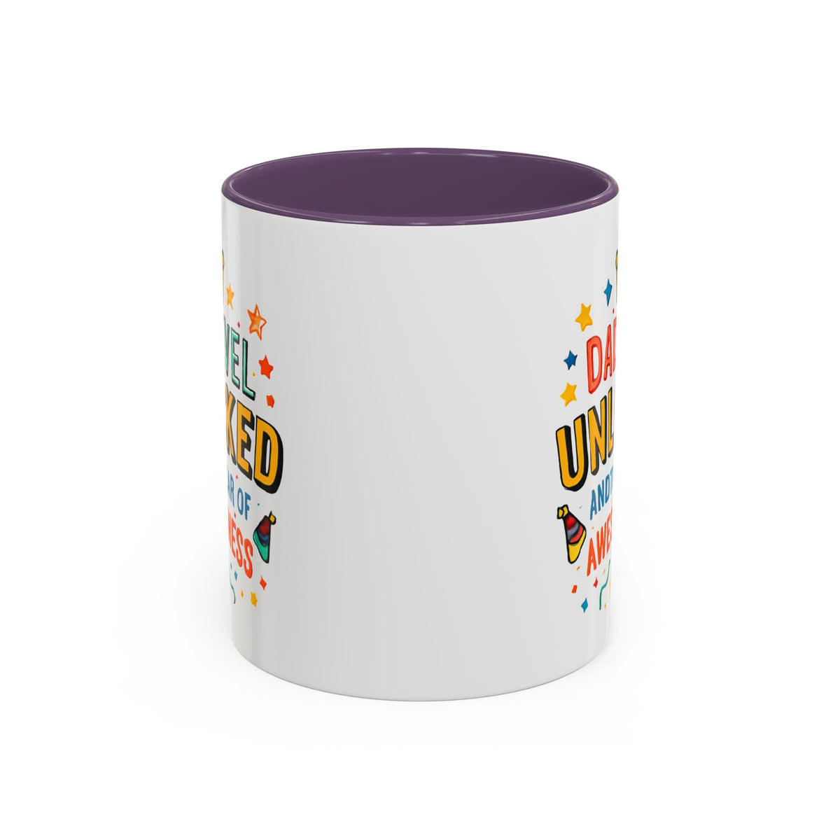 Dad Level Unlocked Coffee Mug – Funny Father’s Day 11/15oz Accent Mug