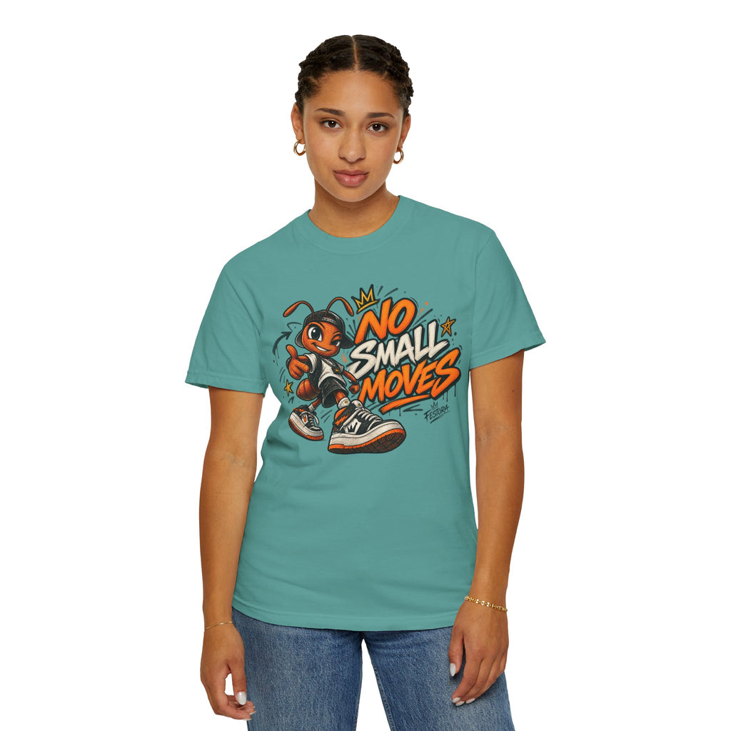 No Small Moves T-Shirt — Retro Sneaker Character Graphic Tee