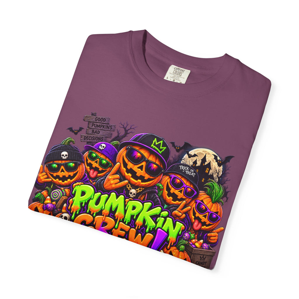 Pumpkin Crew Halloween T-Shirt – Funny Jack O’ Lantern Graphic Tee