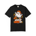 Just Boo It Halloween T-Shirt | Cute Skater Ghost Graphic Tee