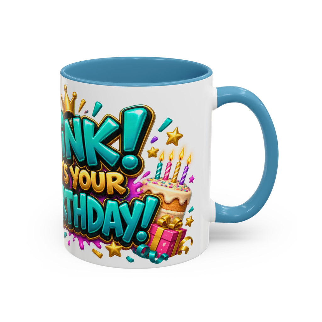 Oink! It’s Your Birthday White Mug – Cute Pig Birthday Cup, Colorful Funny Party Gift