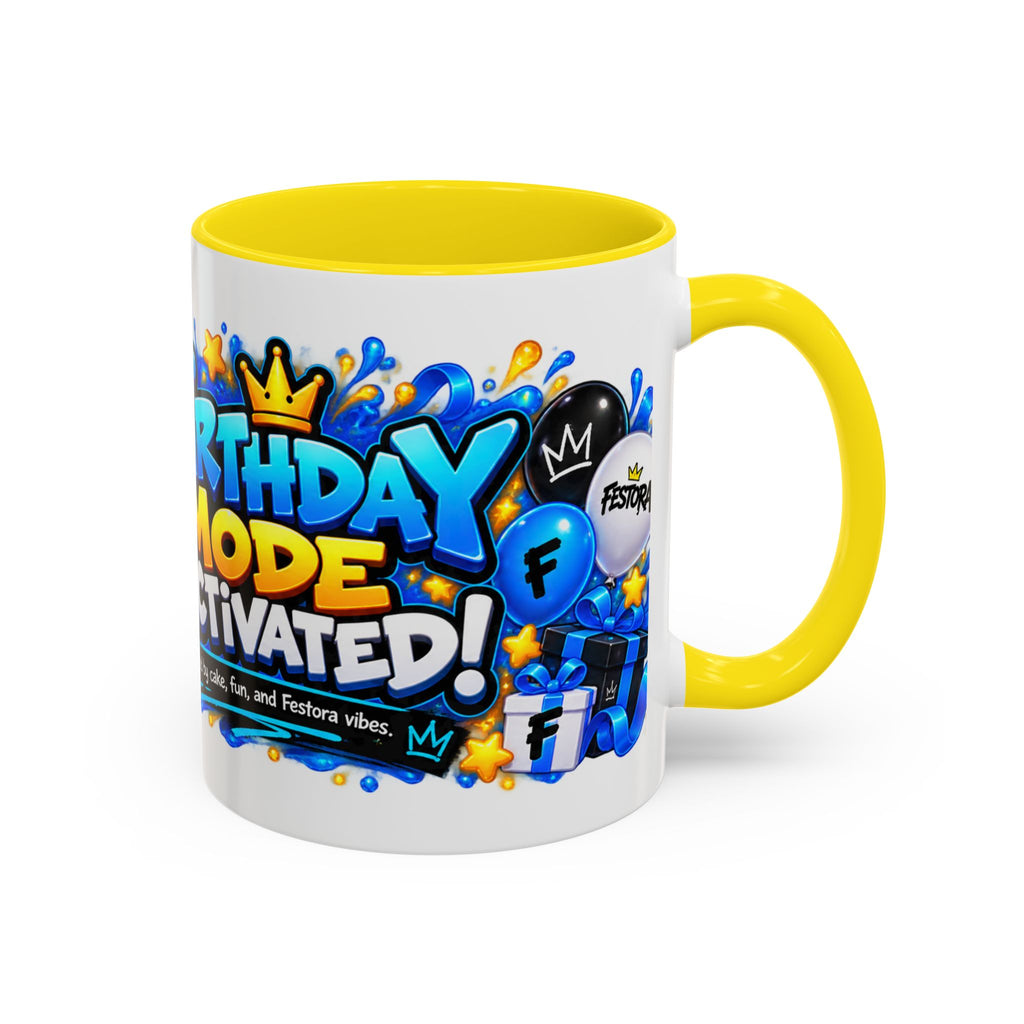 Festora Bot Birthday Mug – Birthday Mode Activated Robot Coffee Cup