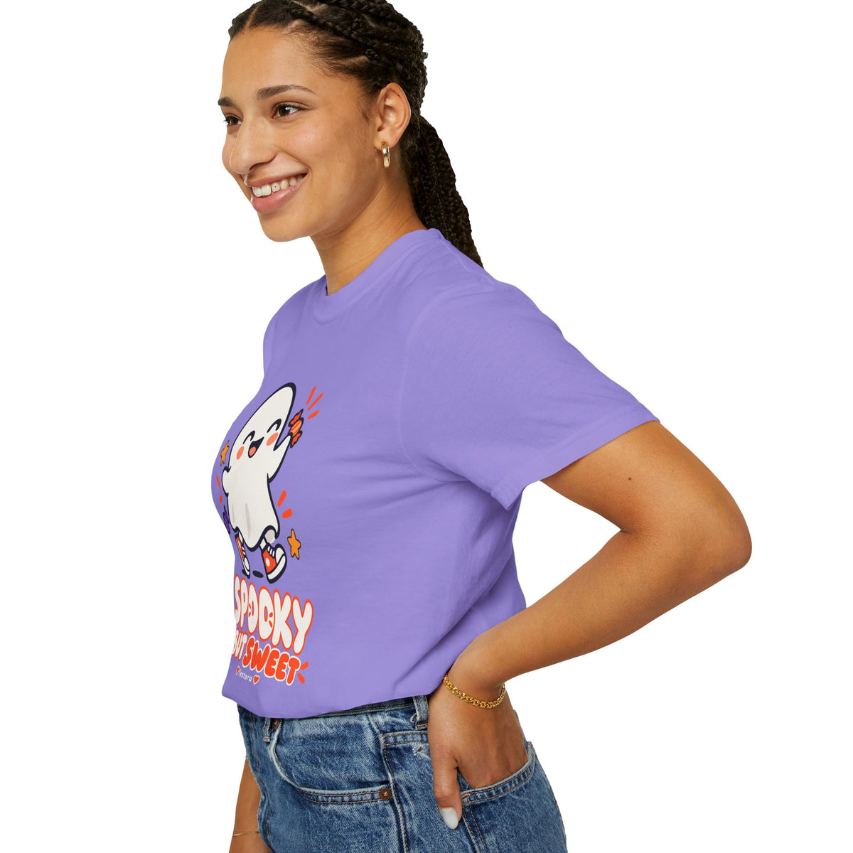 Spooky but Sweet Ghost T-Shirt | Cute Halloween Graphic Tee