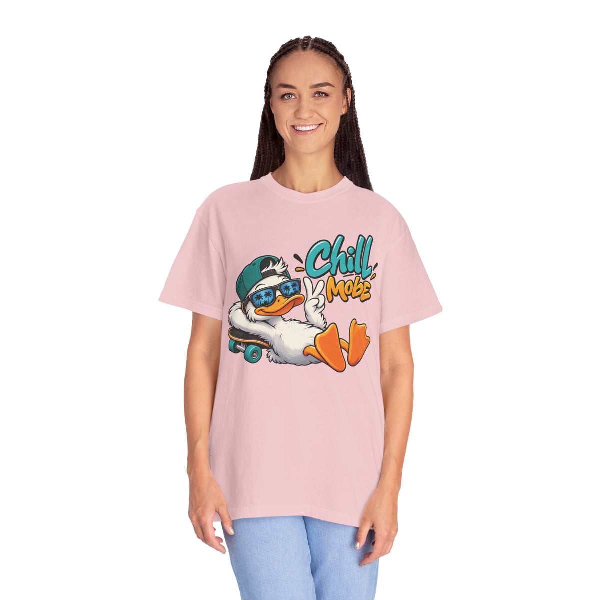 Chill Mode Duck Graphic T-Shirt | Festora Everyday