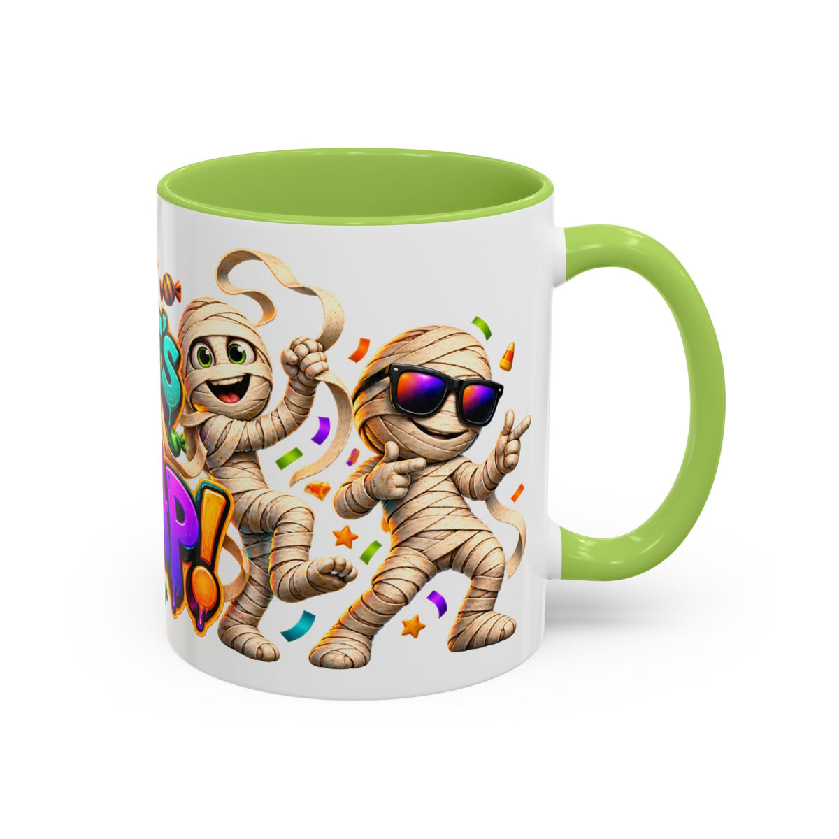 That’s a Wrap Funny Halloween Mummy Party White Mug