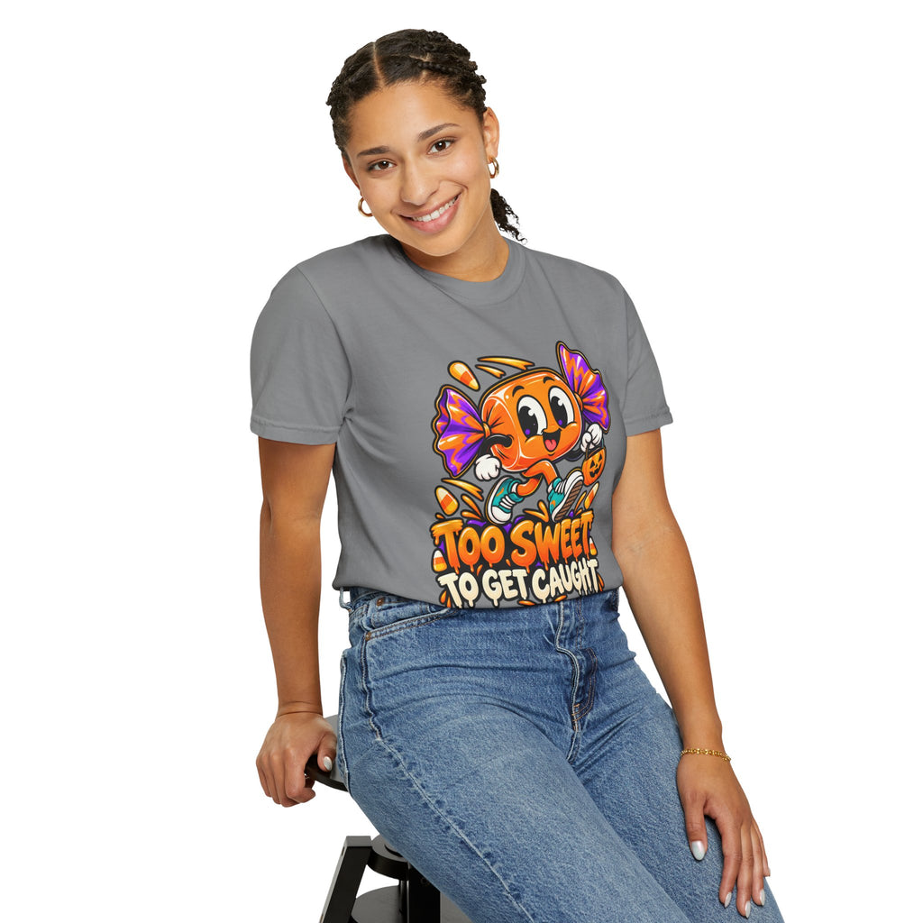 Too Sweet to Get Caught – Cute Halloween Candy T-Shirt