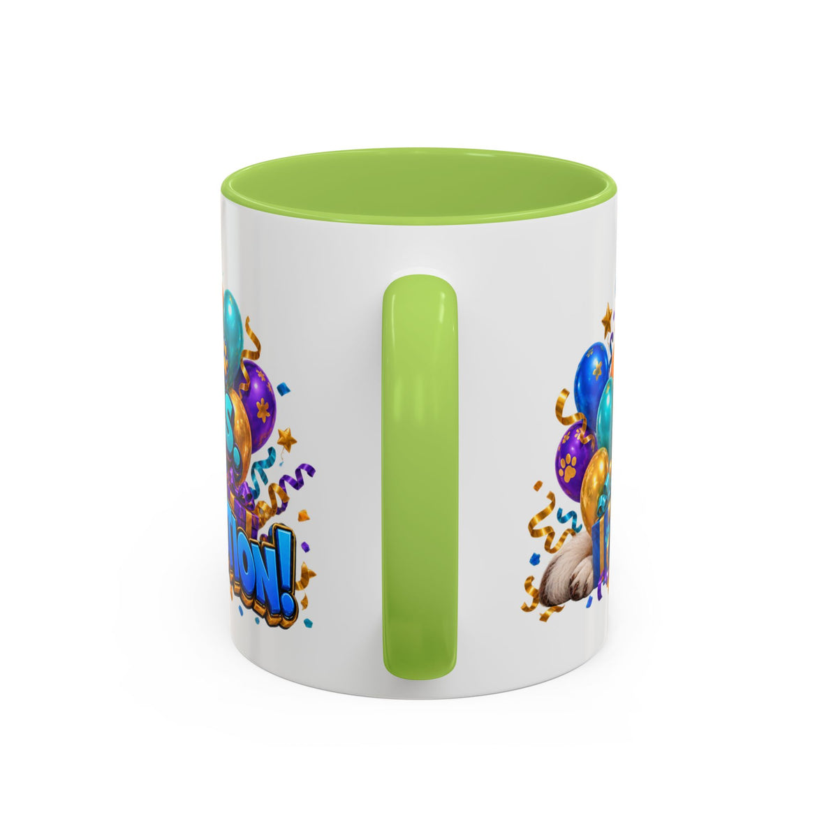 Big Dog Big Wishes Saint Bernard Birthday White Mug