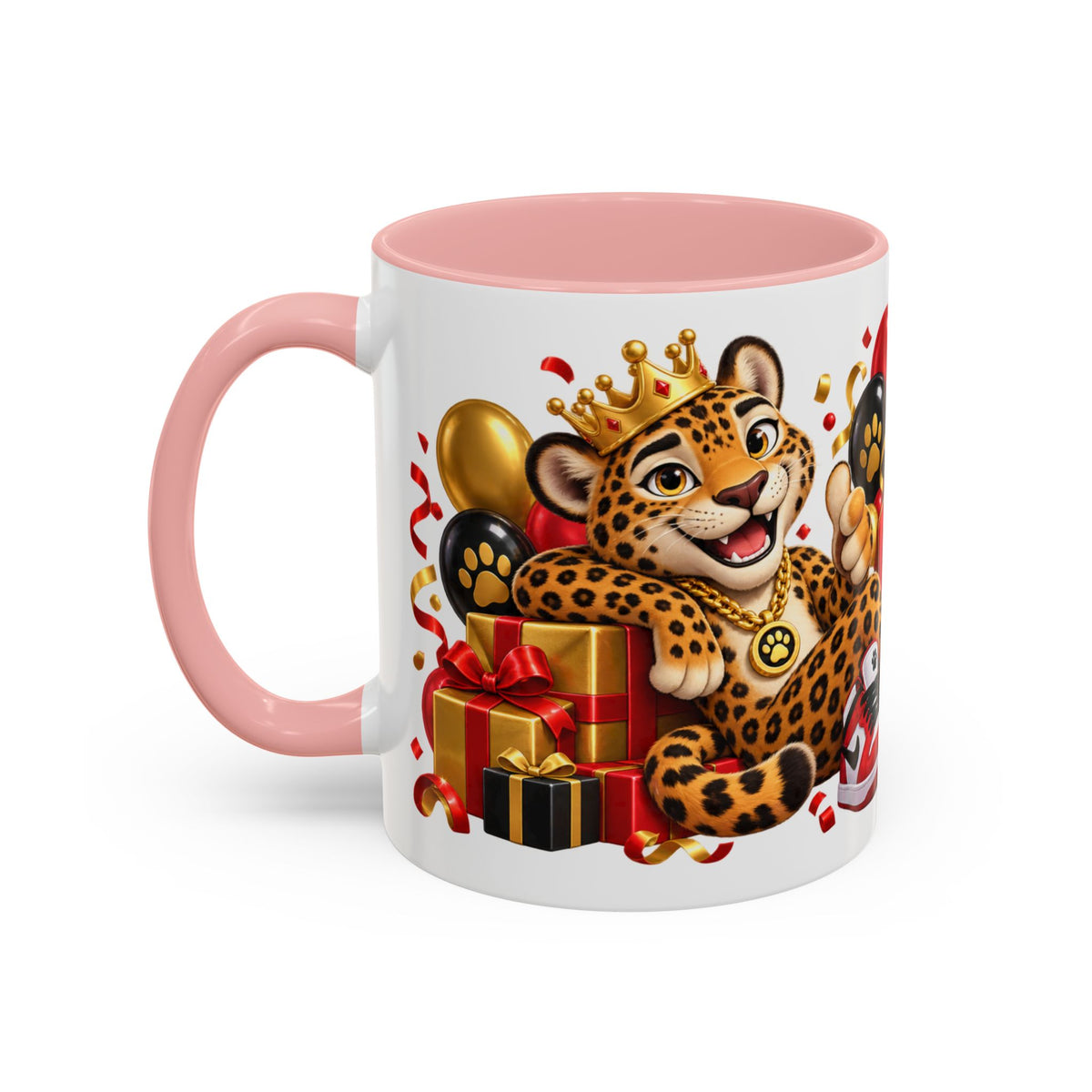 Title: Happy Birthday Jaguar Mug – Colorful 3D Birthday Gift – White Coffee Mug